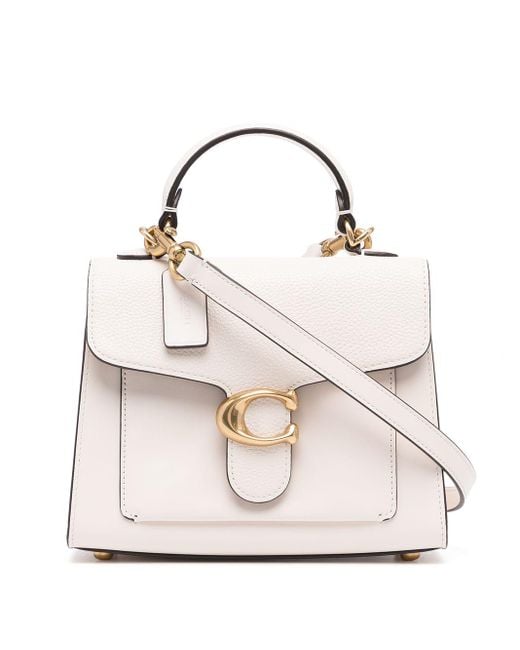 COACH Tabby 20 Top-handle Bag in White | Lyst