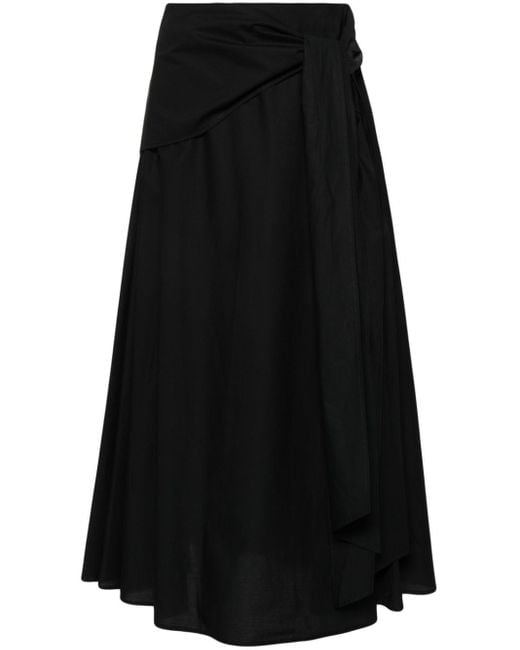 MSGM Black Layered Skirt