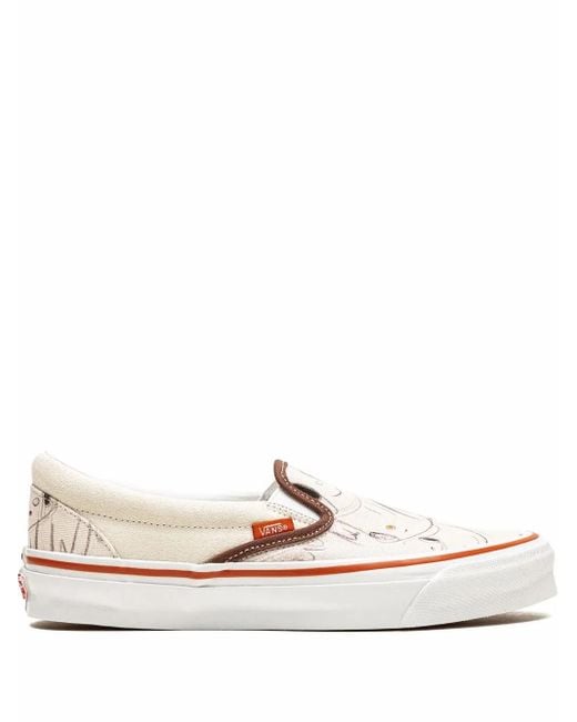 Vans White X Javier Calleja Og Classic Slip-On "Potting Soil" Sneakers
