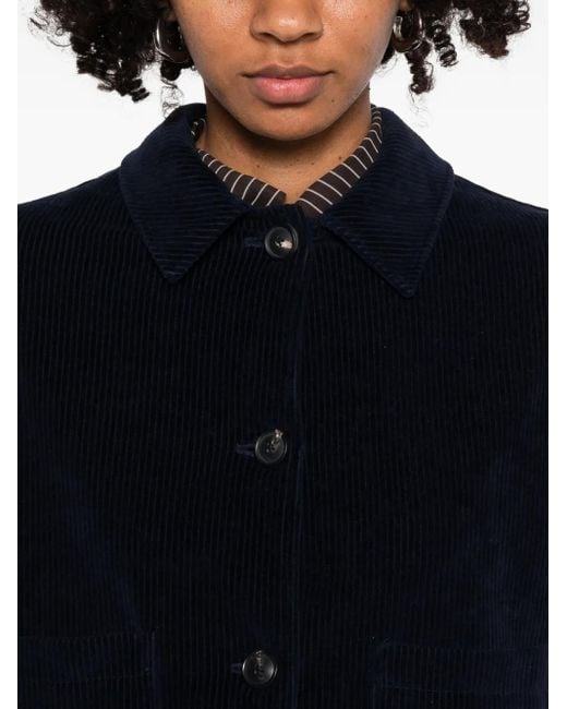 Circolo 1901 Black Corduroy Cropped Jacket