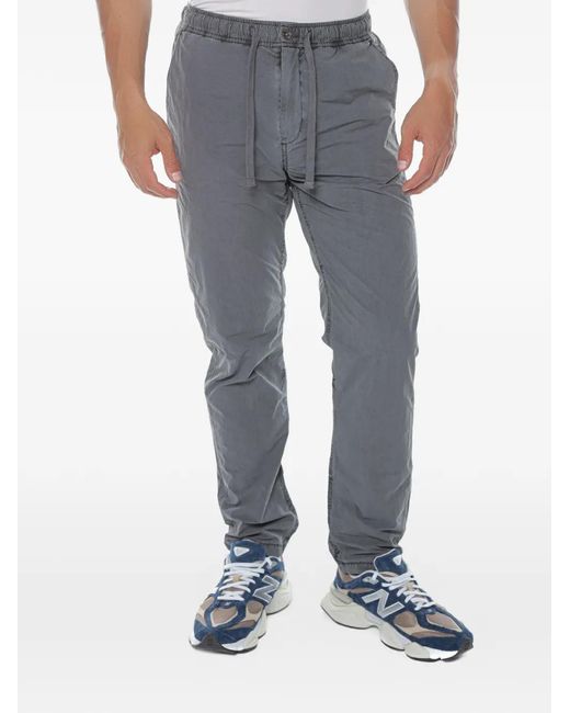 Ecoalf Blue Drawstring-Waist Trousers for men