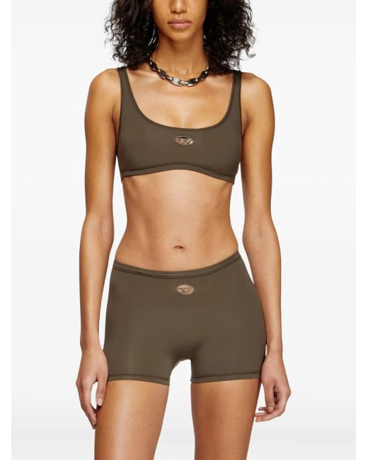 DIESEL Brown 'Chelsea-Utlt' Sports Bra