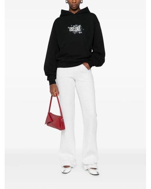 Coperni White Low-Waisted Flared Trousers