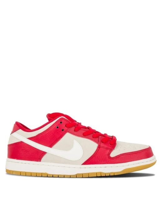 Nike Dunk Pro Sb Low-Top Sneakers in het Red