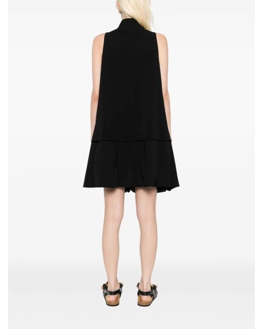 J.W. Anderson Midi-Jurk Met Ruches in het Black