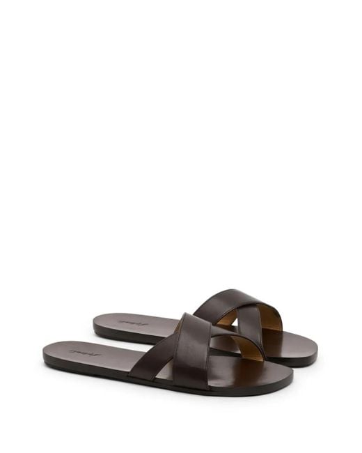 Marsèll Brown Sottile Leather Sandals for men