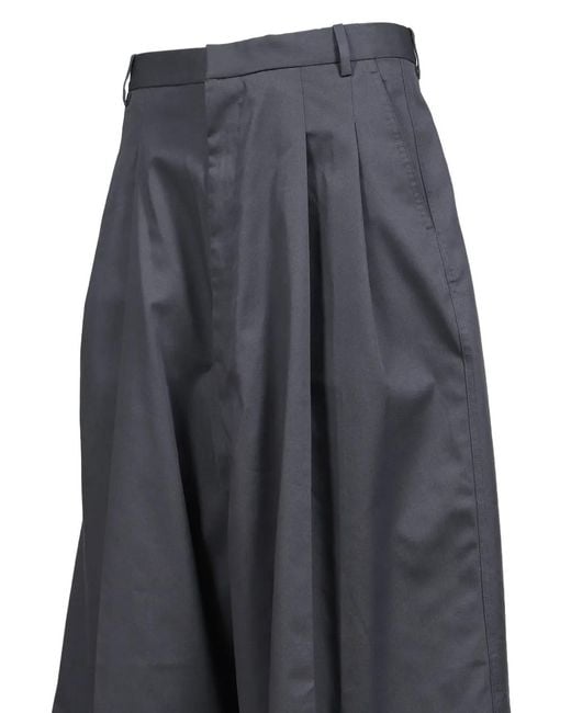 LỰU ĐẠN Gray Pantalon Lowline À Plis for men