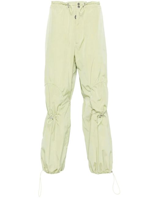 Charlie Constantinou Green Adjustable-Knee Trousers for men