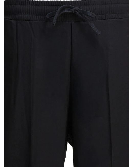 Altum Black Elasticated-Waist Trousers for men