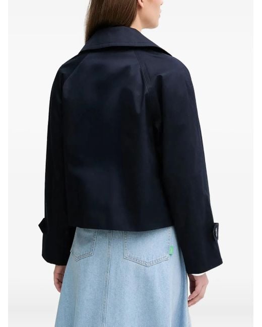 Benetton Blue Button Lapel Jacket