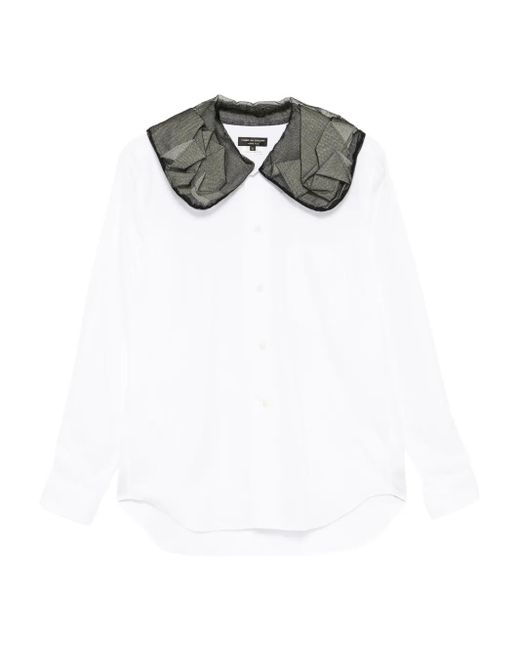 Comme des Garçons White Cotton Shirt for men