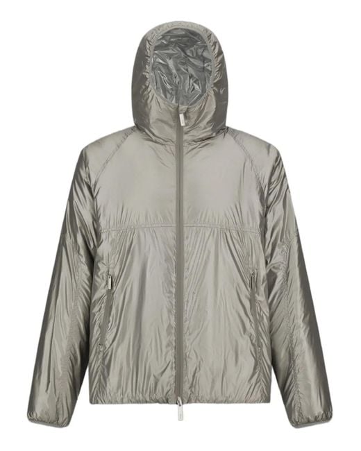 Herno Gray Veste Métallisée À Capuche for men