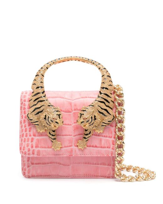 Roberto Cavalli Pink Roar Tote Bag