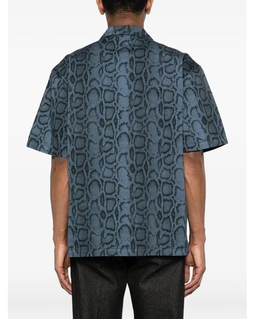 Carhartt Blue Patterned Shirt for men