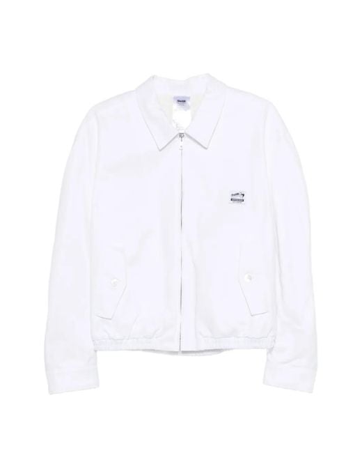 Magliano White Zipped Shirt Jacket