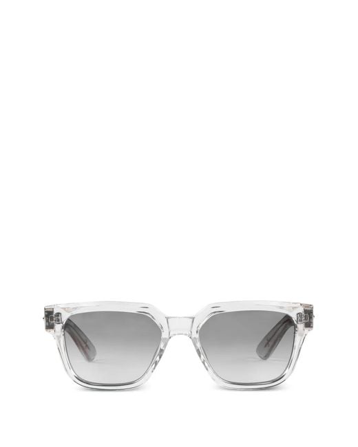 Chrome Hearts White Vagillionaire Ii Square-Frame Sunglasses for men