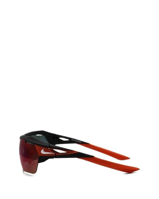 Nike Black Hyperforce Geometric-Frame Sunglasses for men