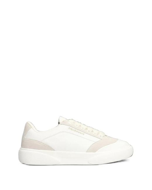 Casablanca White Del Mar Calf Leather Sneakers for men