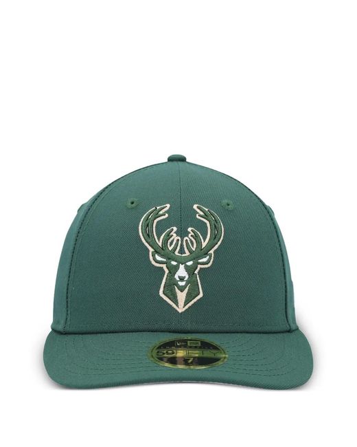 KTZ Green 59Fifty Milwaukee Bucks Cap for men
