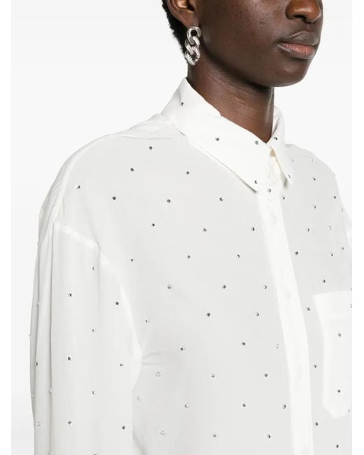 Zadig & Voltaire White Tyrone Silk Shirt