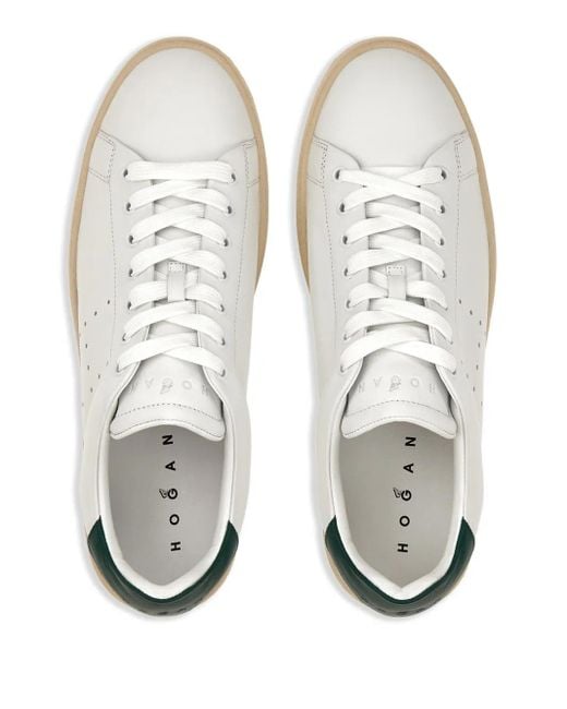 Hogan White H672 Sneakers for men