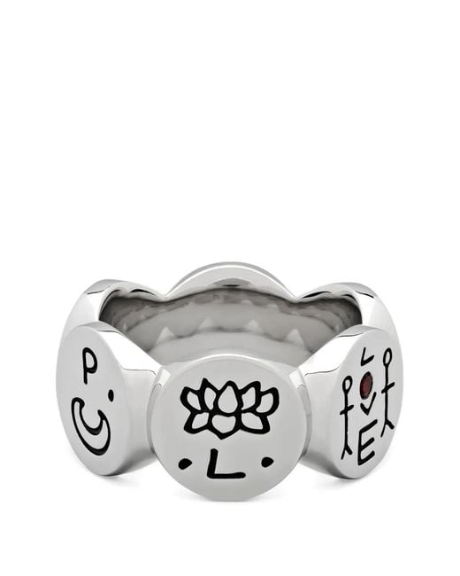 Tom Wood White Simple Love Engraved Ring