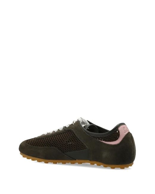 Paul Smith Black Samara Mesh Suede Sneakers