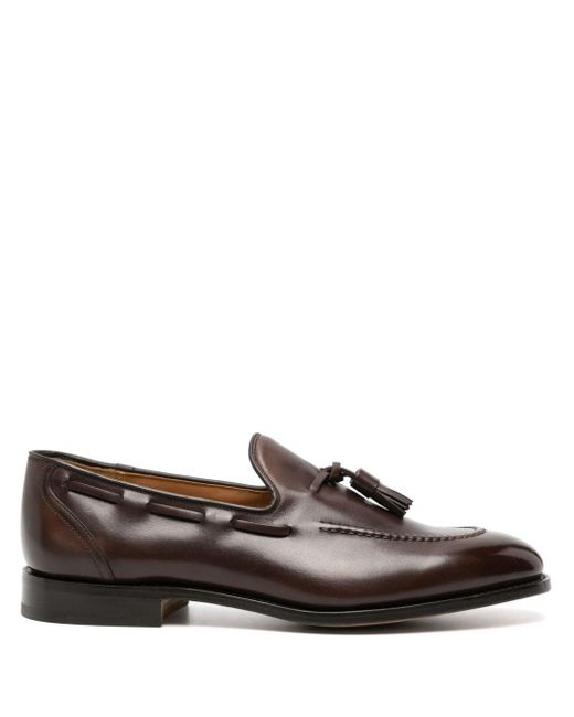 Church's Brown Tassel-detailed Leather Loafers for men