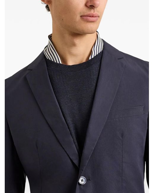 Orlebar Brown Blue Mathis Button-Up Blazer for men