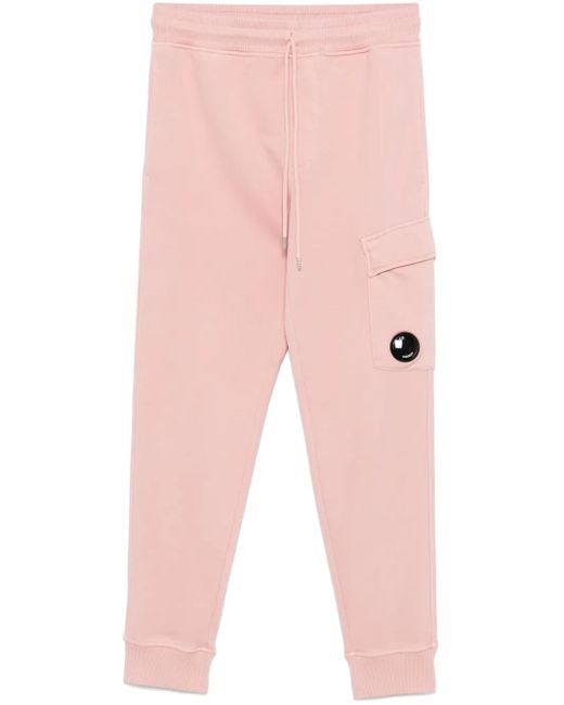 C P Company Joggingbroek Met Lens-Detail in het Pink voor heren