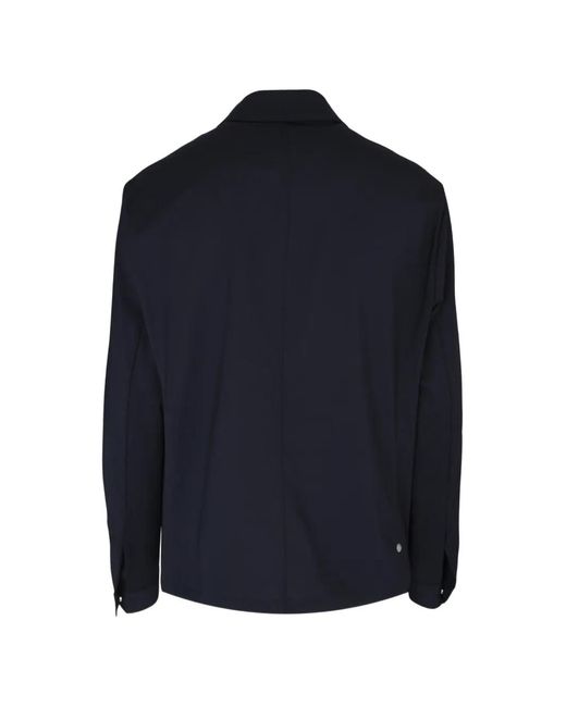 Tombolini Blue Zero Gravity Zip-Up Shirt Jacket for men