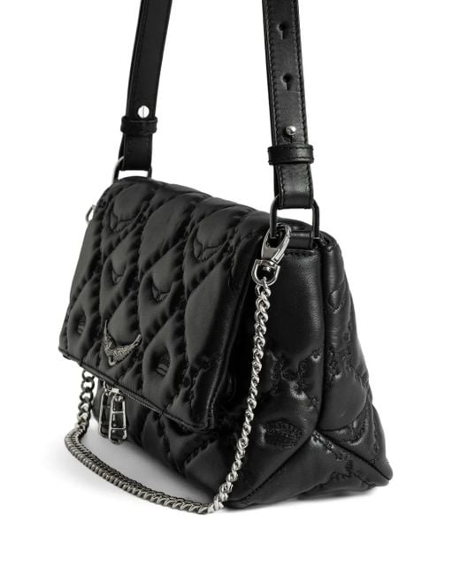 Zadig & Voltaire Black Rock Ii Quilted Chain Crossbody Bag