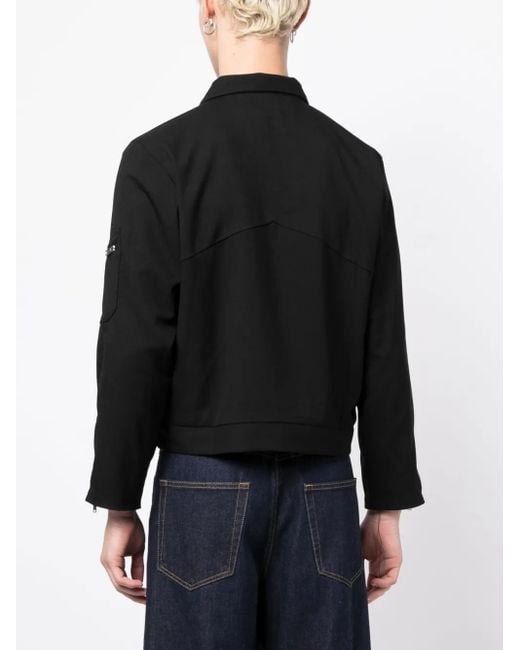 Rhude Black Sambac Bomber Jacket for men