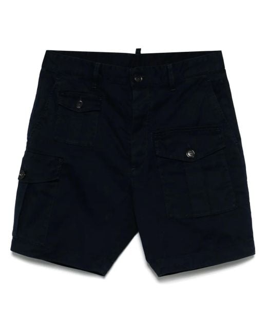 DSquared² Blue Cargo Shorts for men