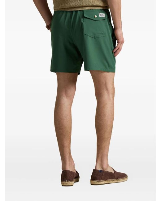 Polo Ralph Lauren Green Elasticated Swim Shorts for men