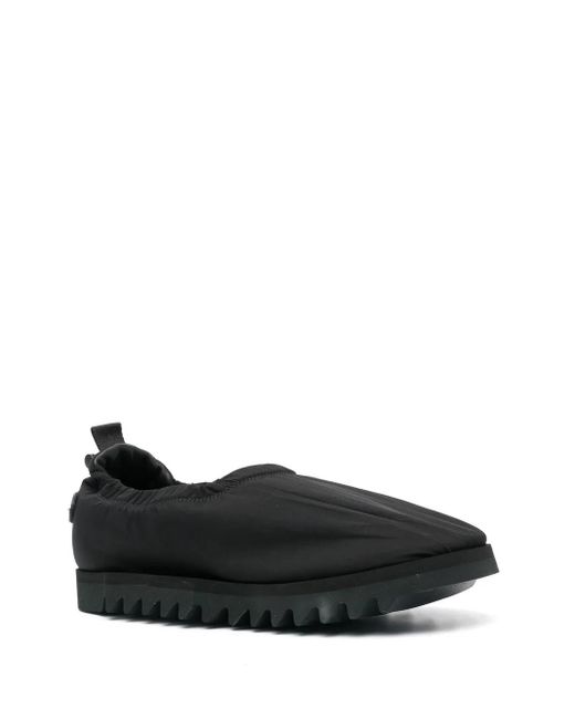 A_COLD_WALL* Black Drawstring Slip-On Sneakers for men