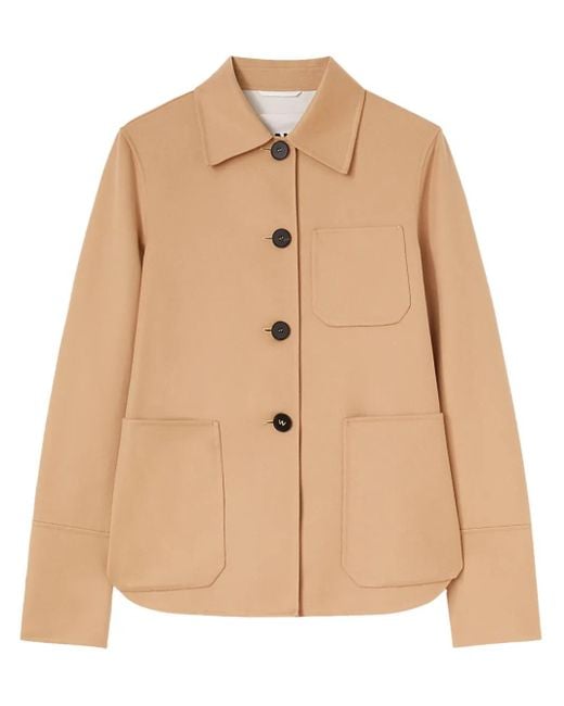 Jil Sander Natural Cashmere Shirt Jacket
