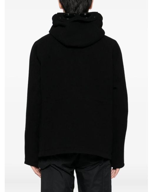 C P Company Black Medium Jacket for men
