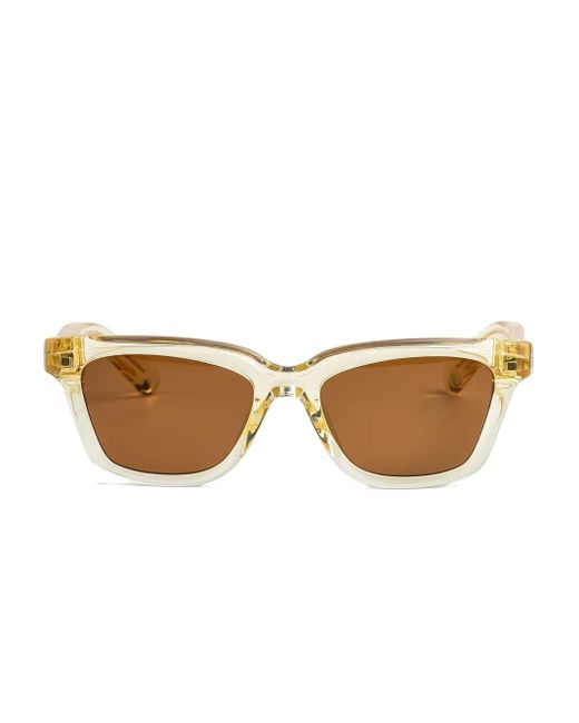 Jacquemus Brown Rectangle-Frame Sunglasses