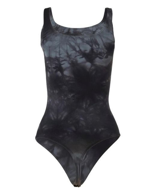 Wolford Black Tie-Dye String Body