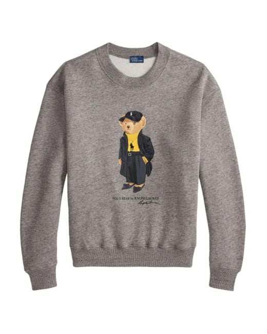 Polo Ralph Lauren プリント スウェットシャツ Gray