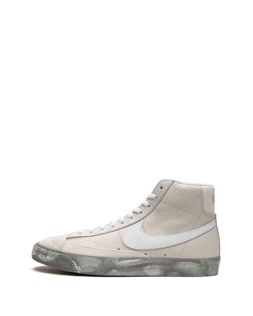 Nike White Blazer Mid '77 Emb "Summit" Sneakers for men