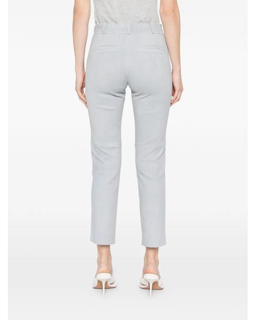 Arma White Pocket Stretch Trousers