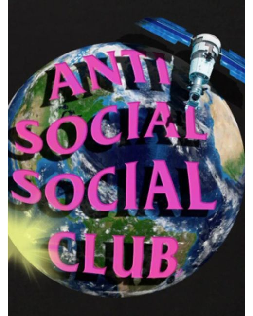 ANTI SOCIAL SOCIAL CLUB Blue Worldwide Hoodie for men