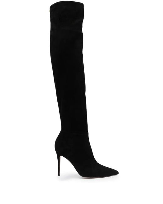 Gianvito Rossi Cuissarde 90Mm Knee-Length Boots in het Black