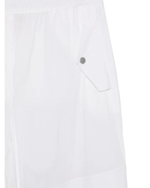 Circus Hotel White Button-Dertails Trousers