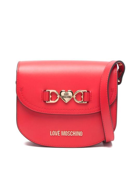 Love Moschino Pink Love Chain Cross Body Bag