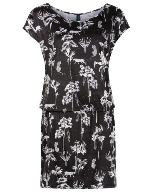 Abito Corto Shiva Con Stampa di Lygia & Nanny in Black