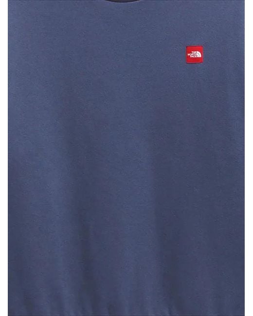 The North Face Blue Logo-Patch Sweater for men