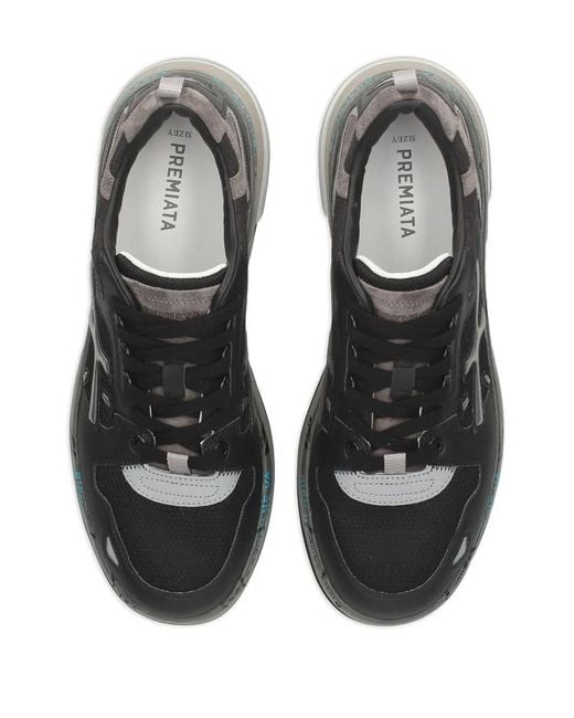 Premiata Black Drake Sneakers for men